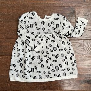 Tea Collection size 4T leopard sweater dress